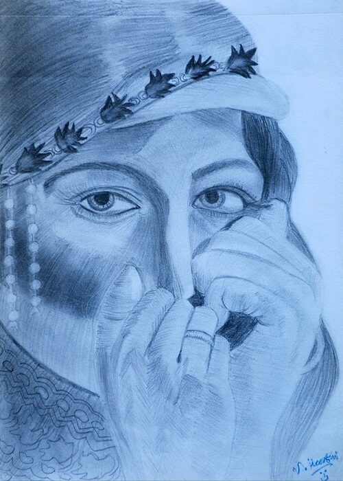 Woman Veiling Her Face