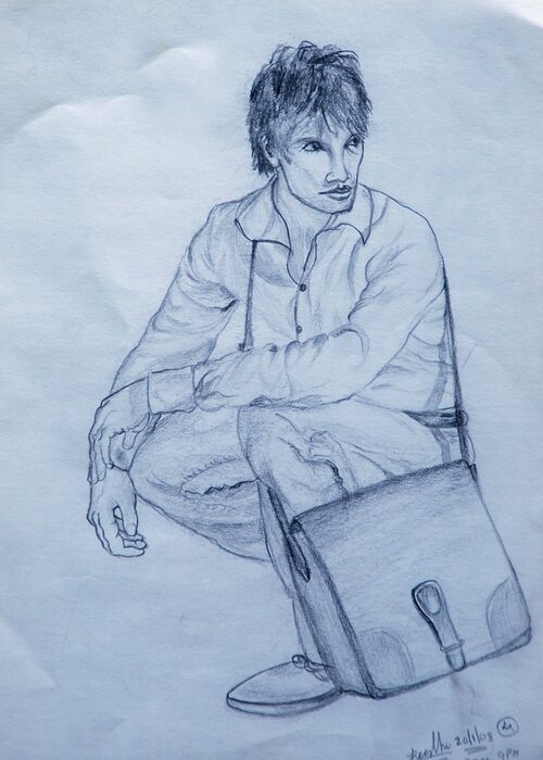 Young Man with a Satchel